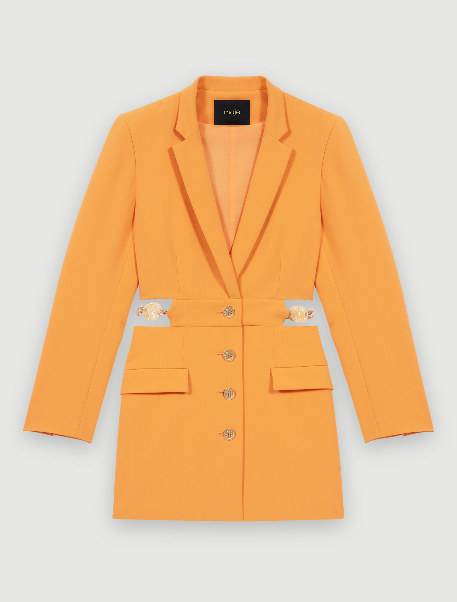 Vestido de traje calado