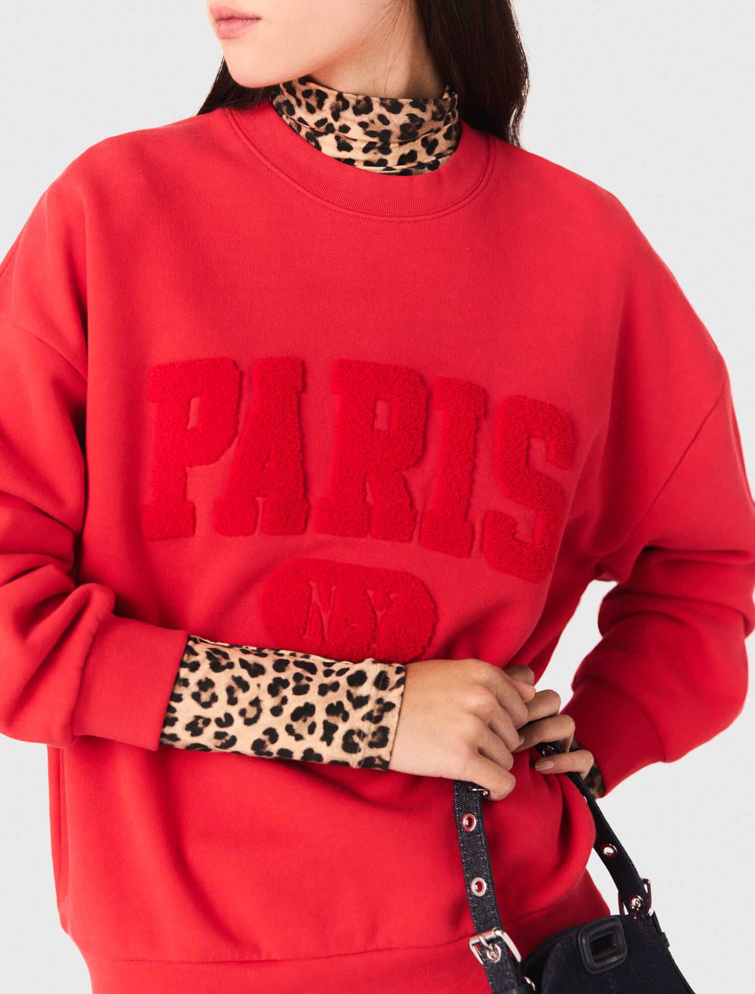Sudadera con letras PARIS NY