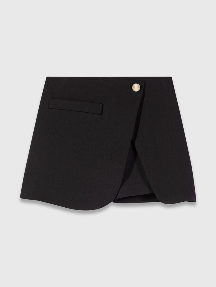 Pantalón corto de sastre trampantojo