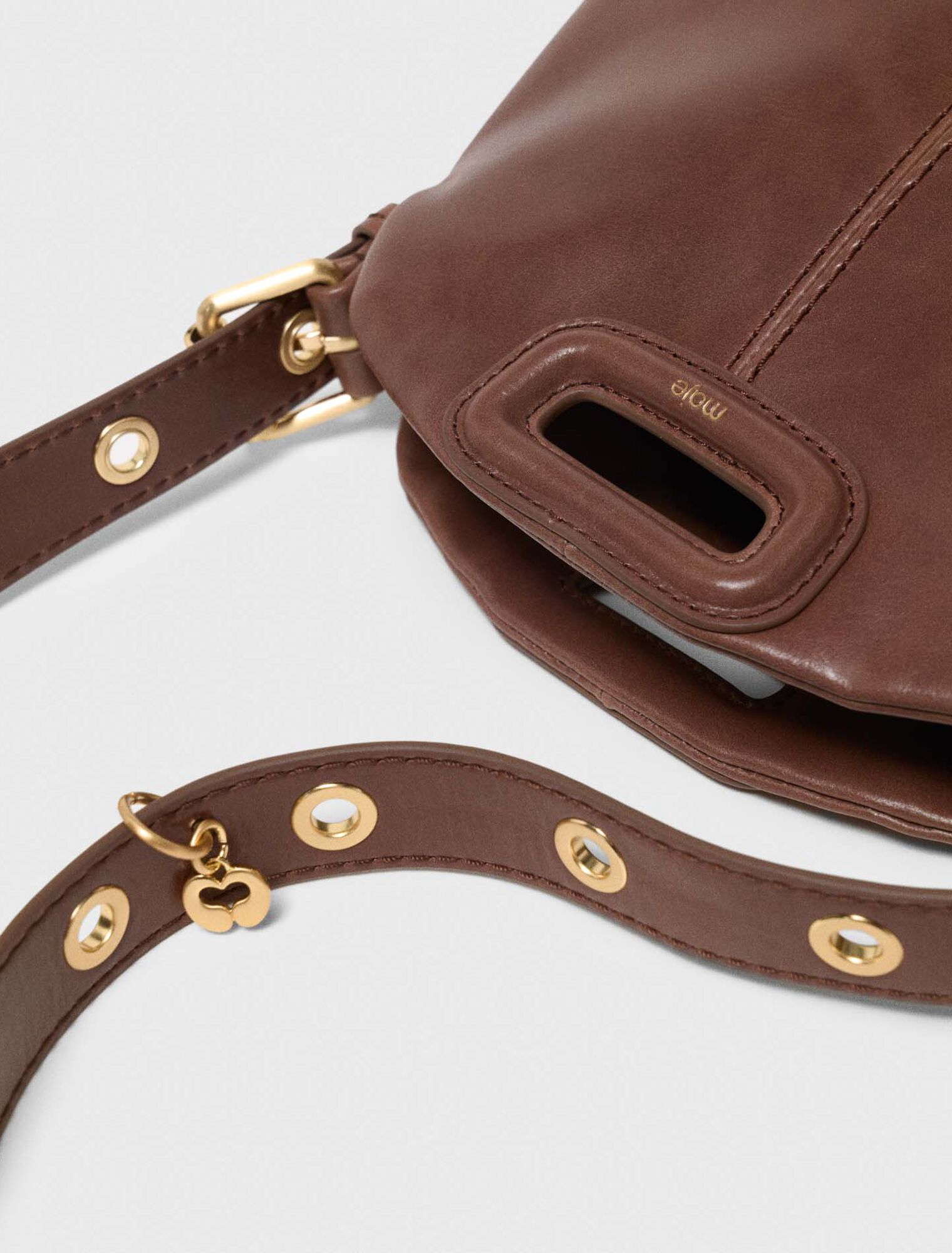 Bolso Miss M mini de piel &laquo;vintage&raquo;