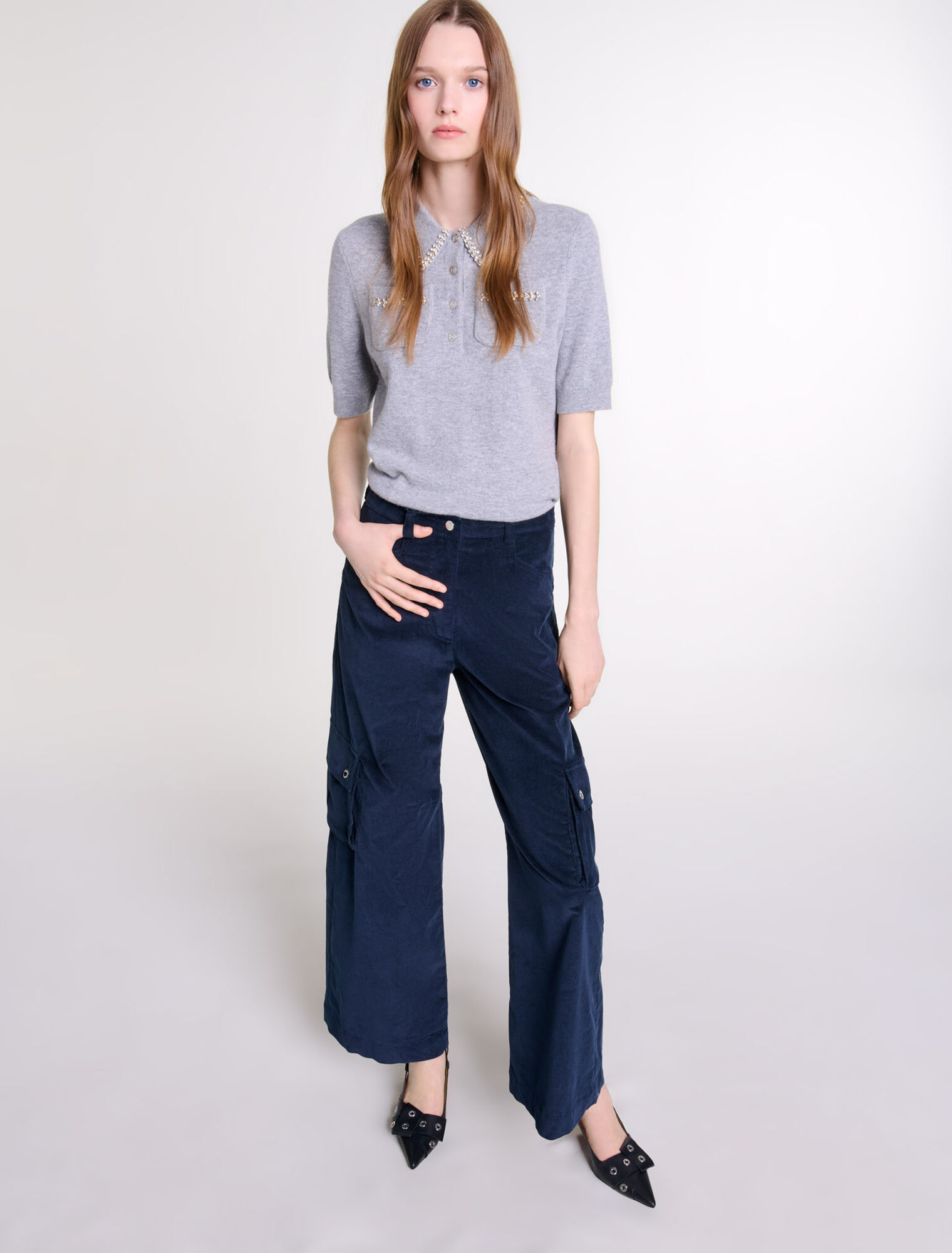 Pantalón cargo de pana