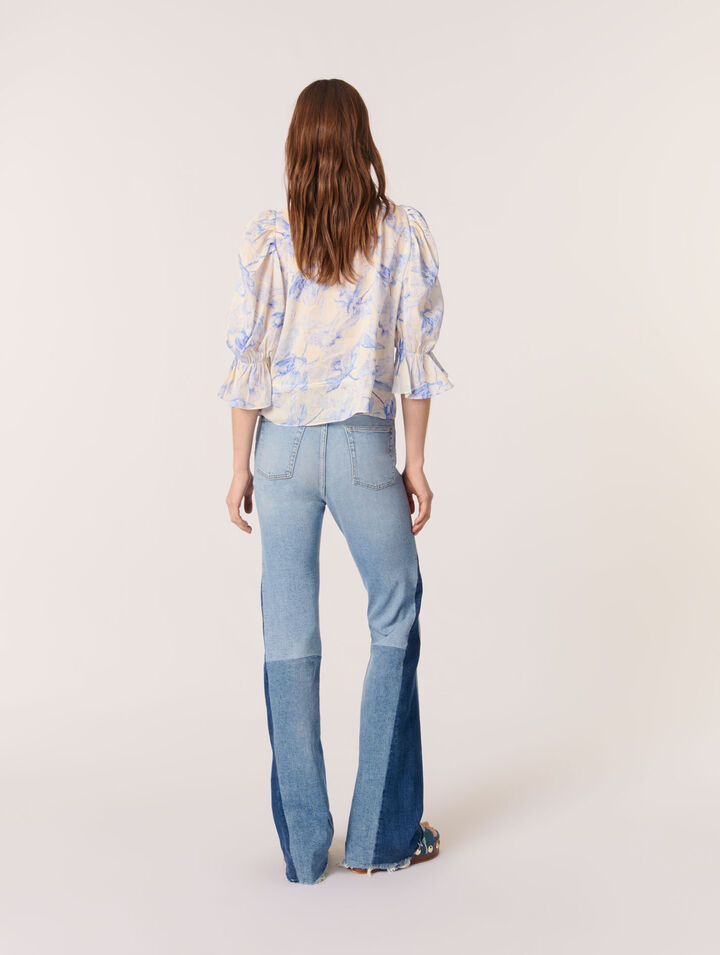 Top estampado