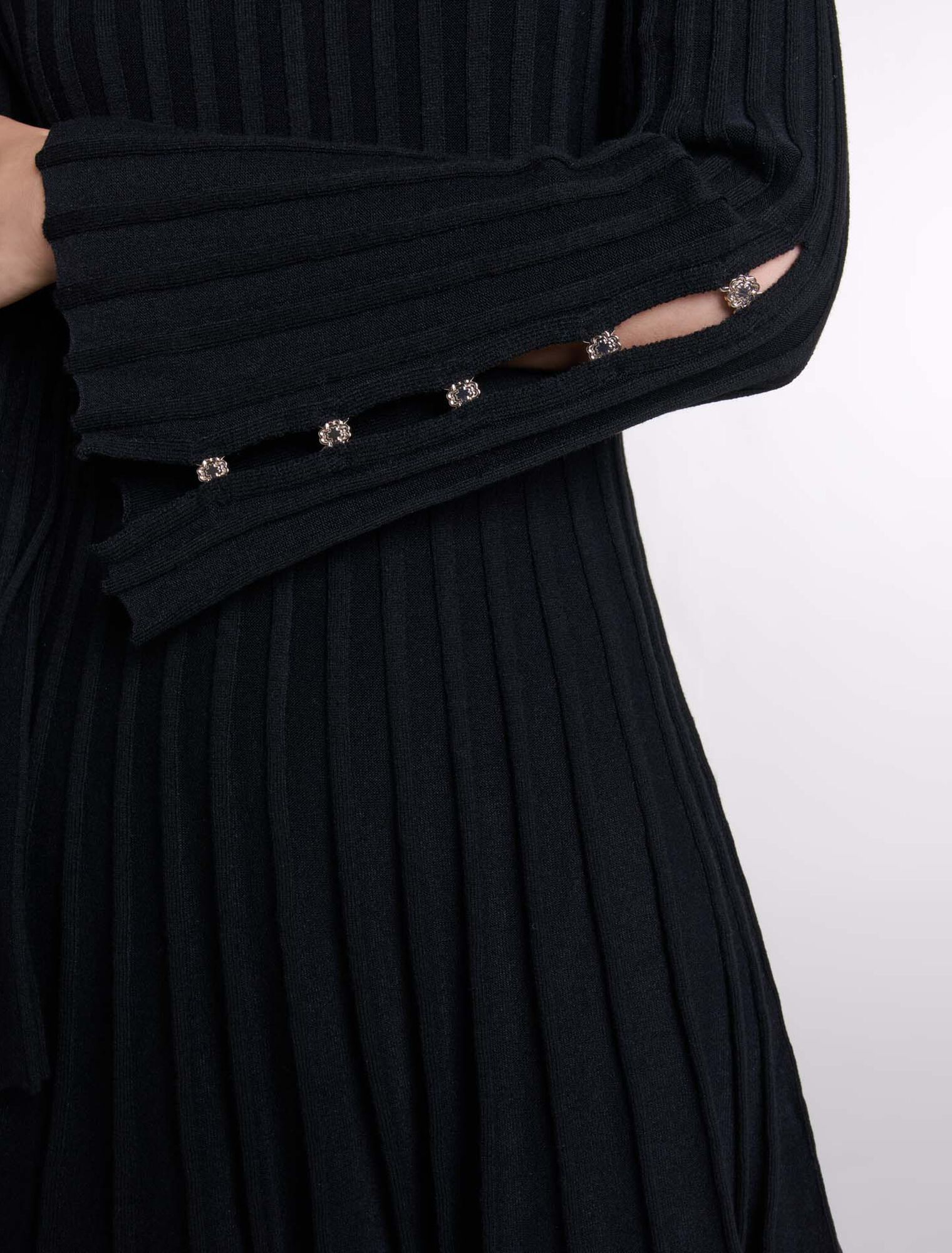 Vestido corto de punto
