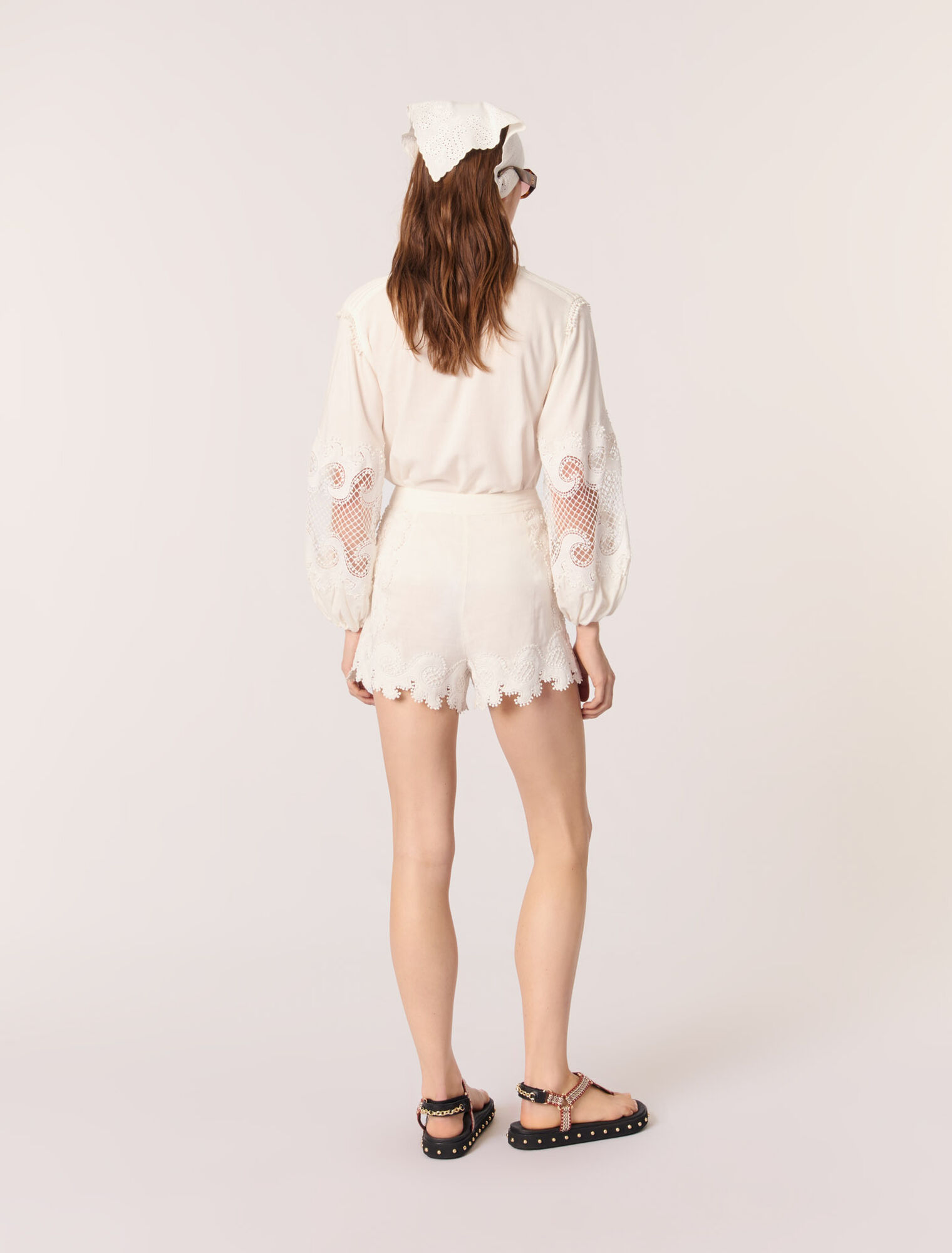 Short bordado