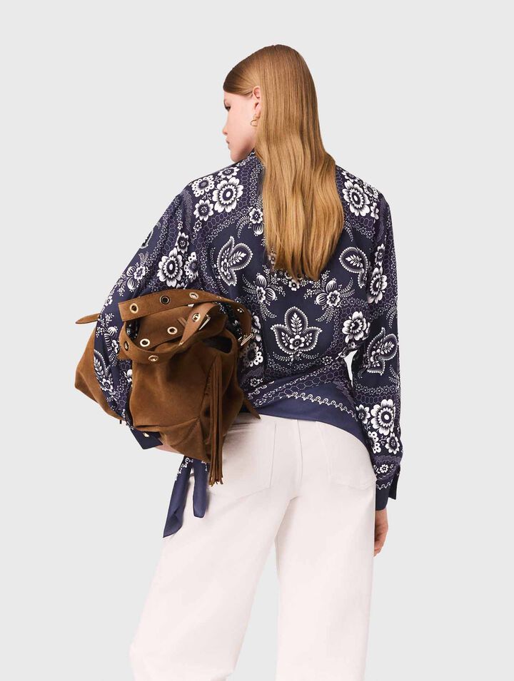 Camisa fluida estampada