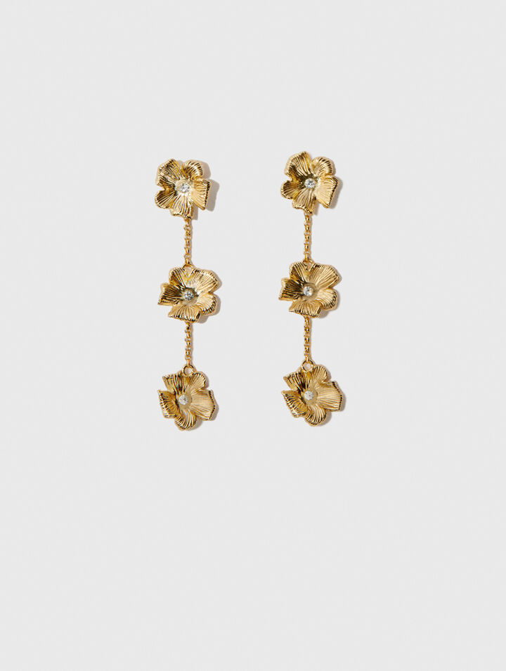 Pendientes flor