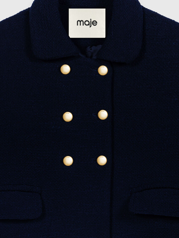 Chaqueta corta de tweed