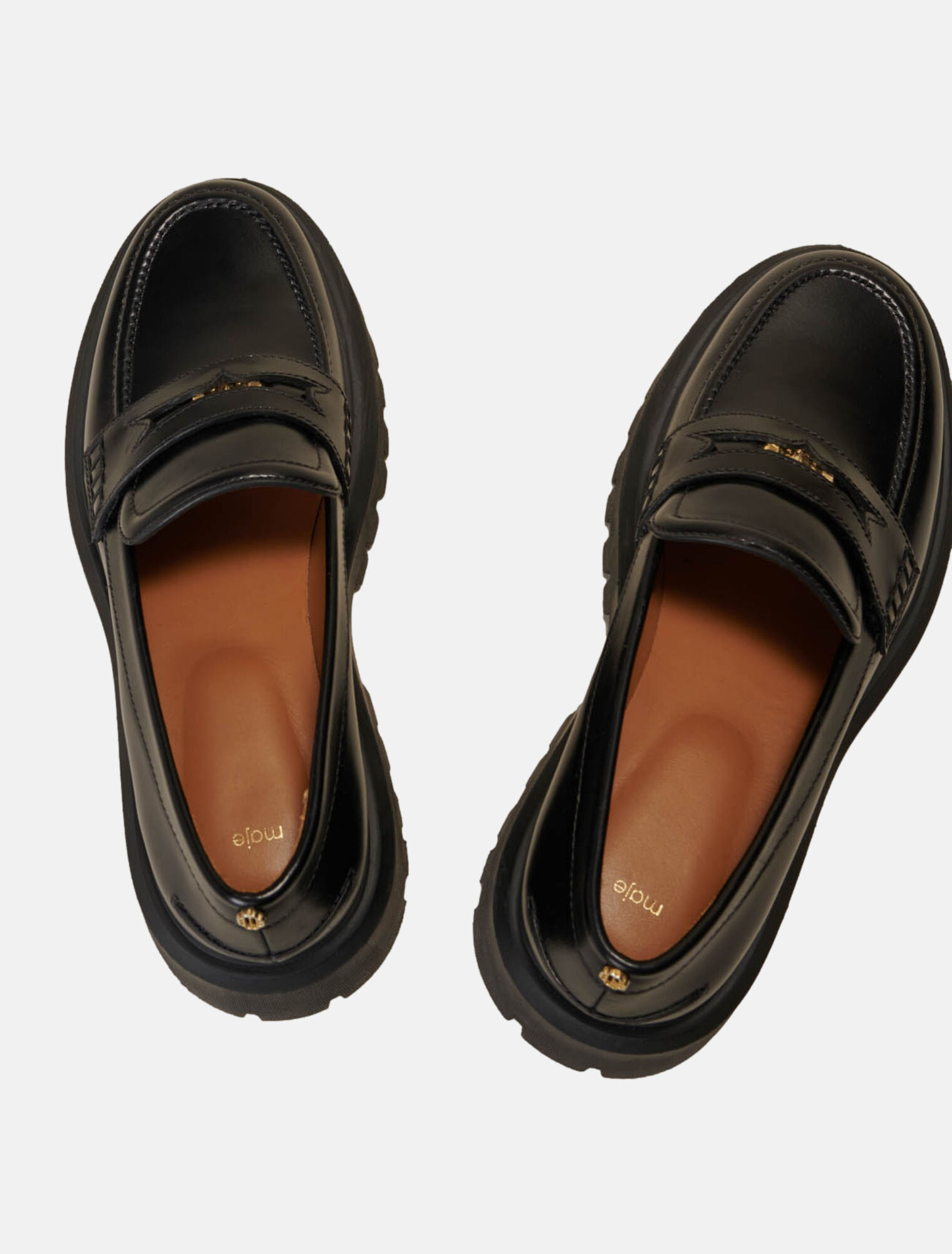Mocasín de cuero