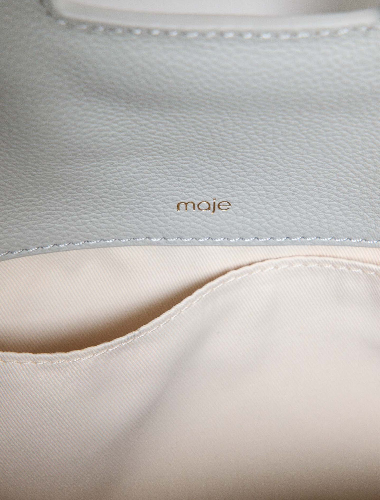 Bolso Miss M de cuero granulado