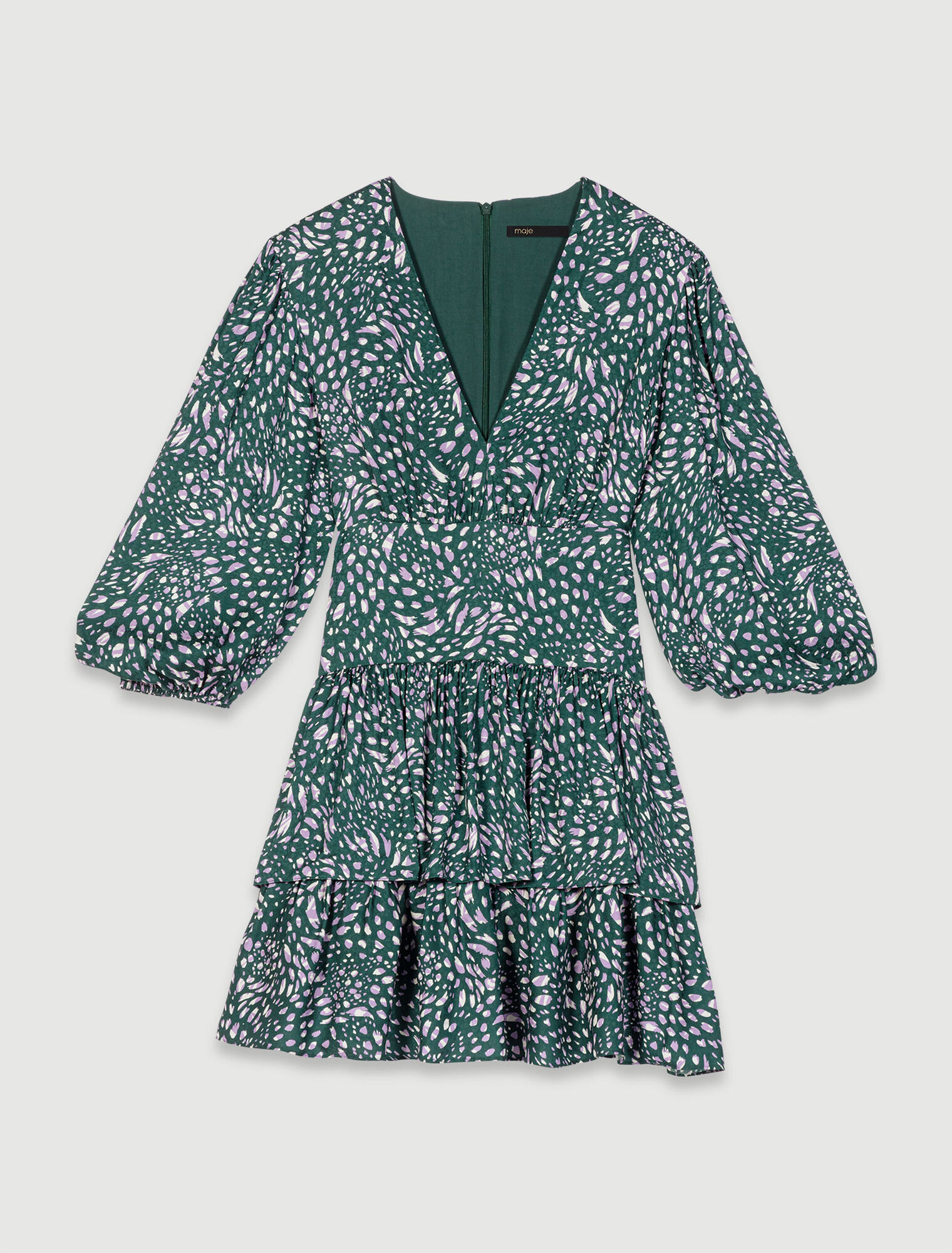 Vestido corto estampado
