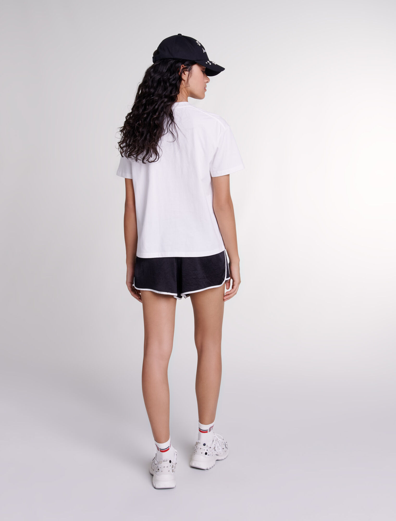 Camiseta «Maje Paris» con strass