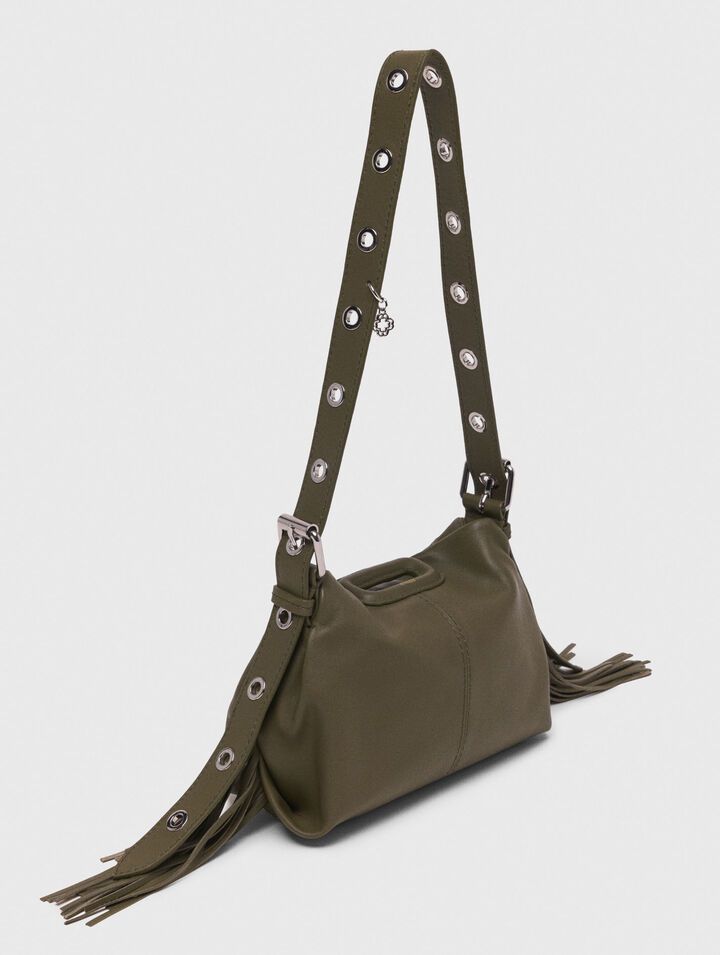 Bolso Miss M mini de cuero liso