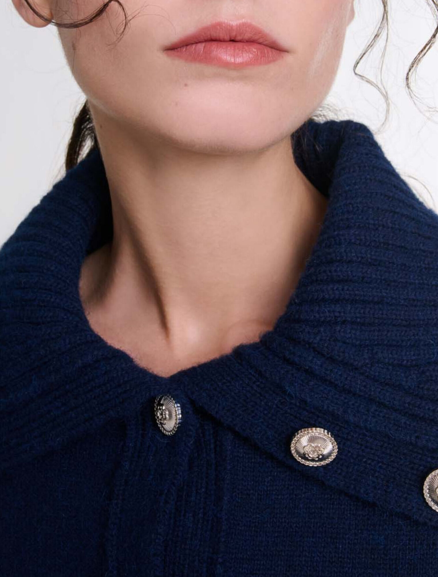 C&aacute;rdigan de mezcla de lana