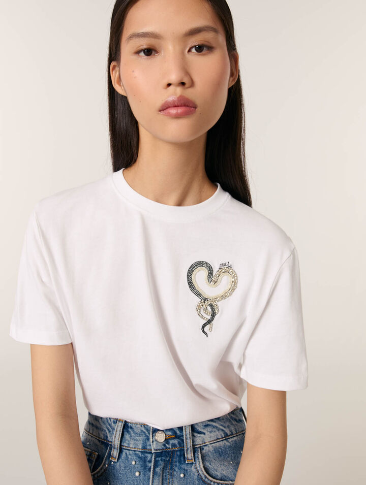 Camiseta bordada