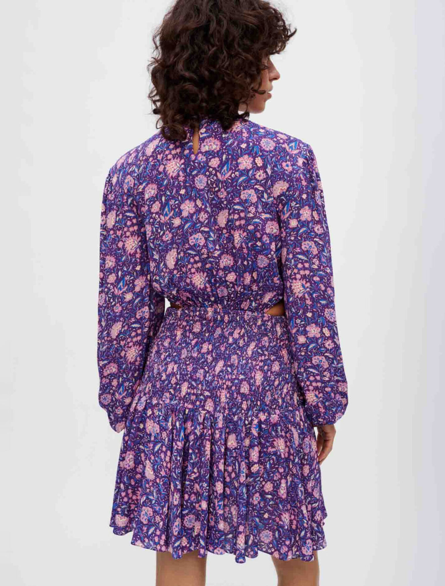 Vestido de viscosa estampado Dahlia