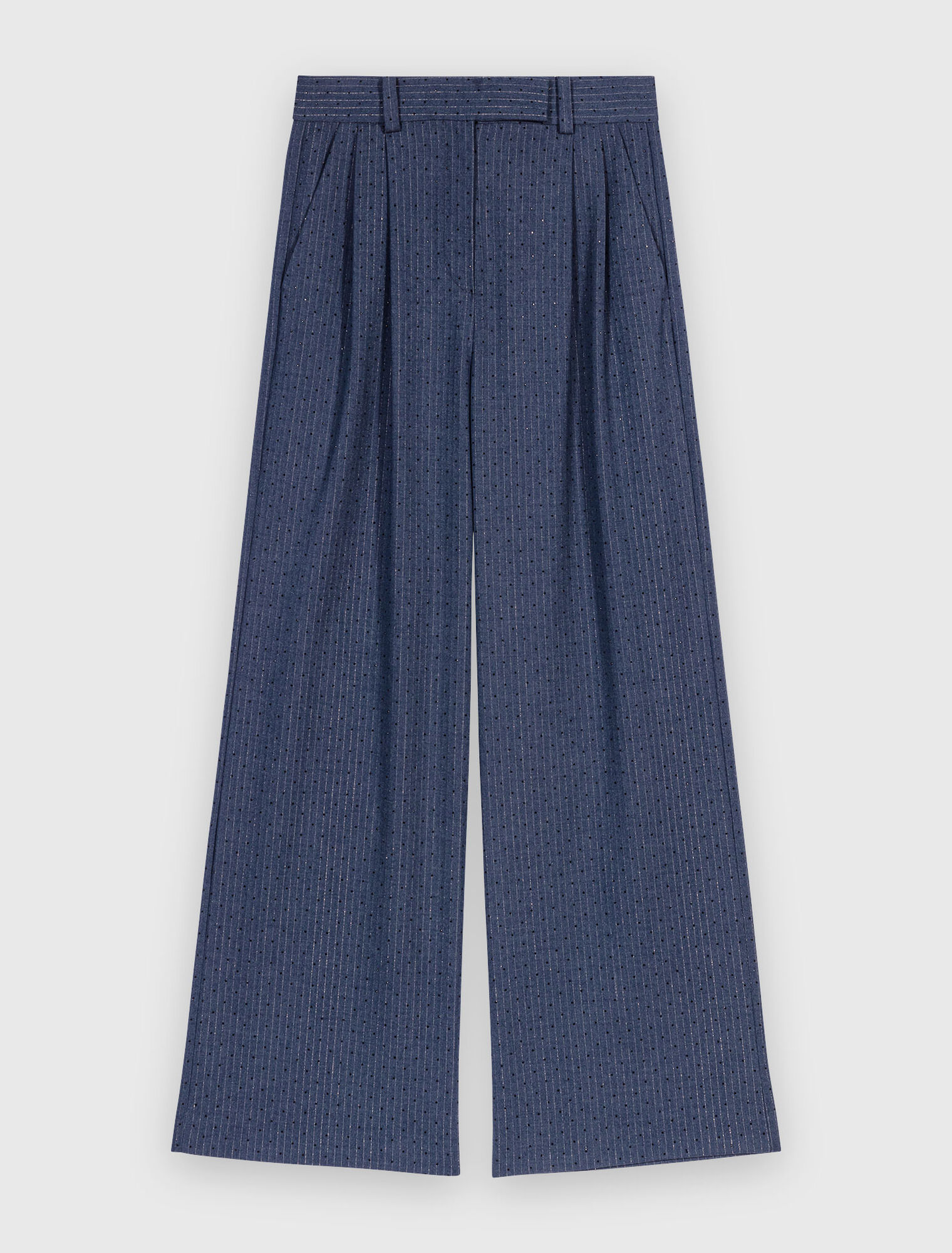 Pantalón de traje con strass