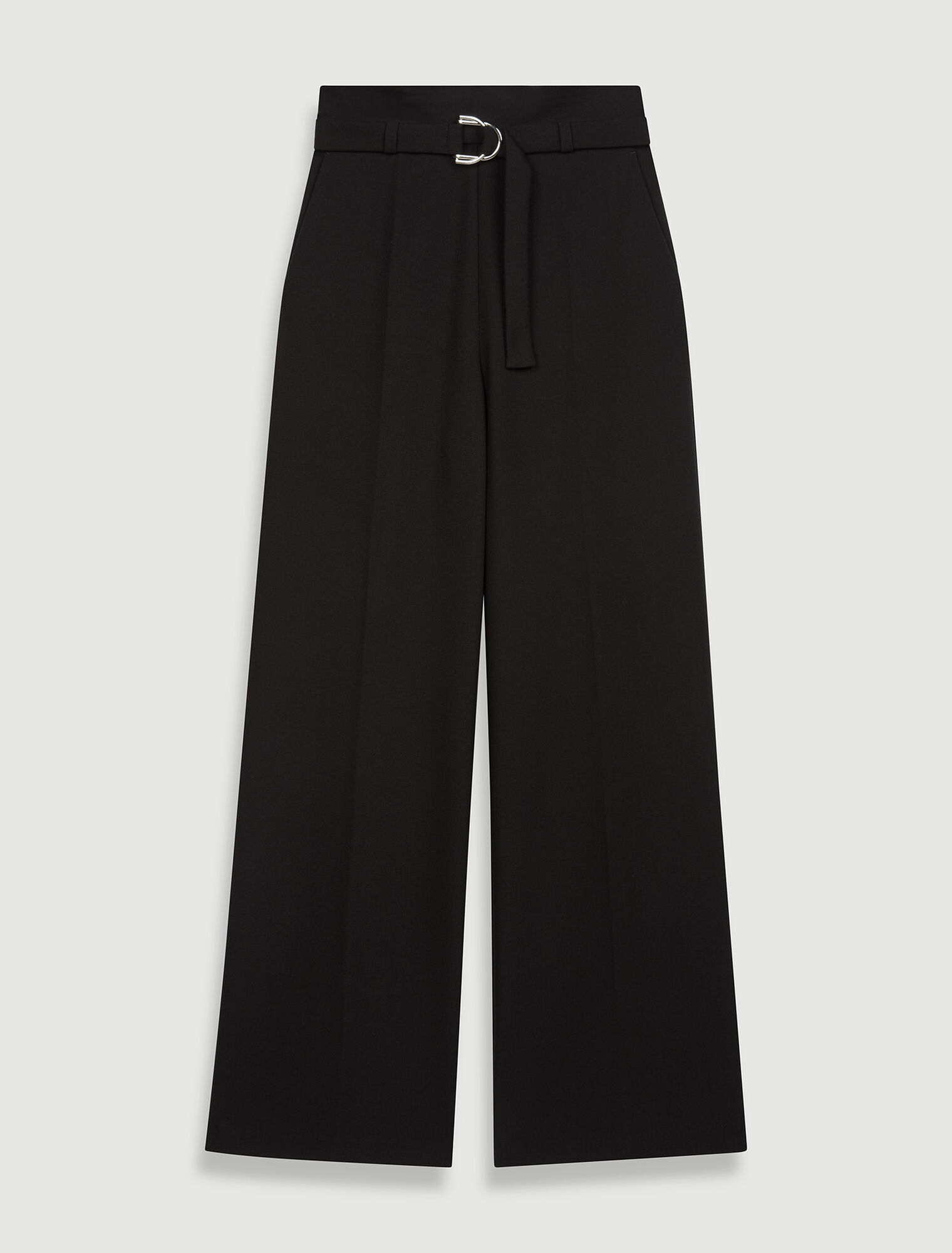 Pantalón ancho con cinturón