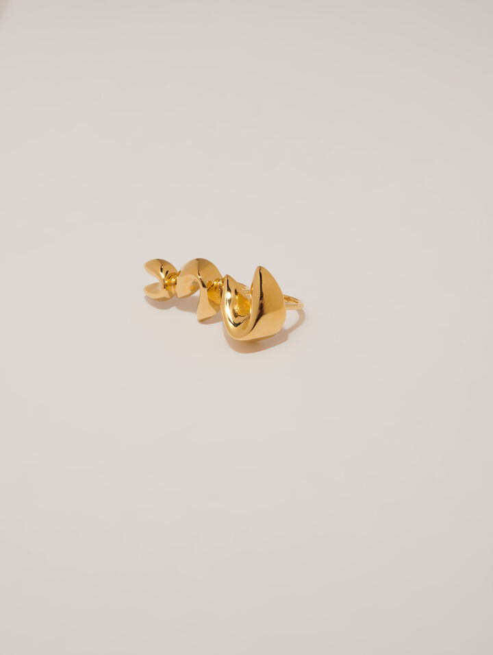 Anillo doble de galleta de la fortuna