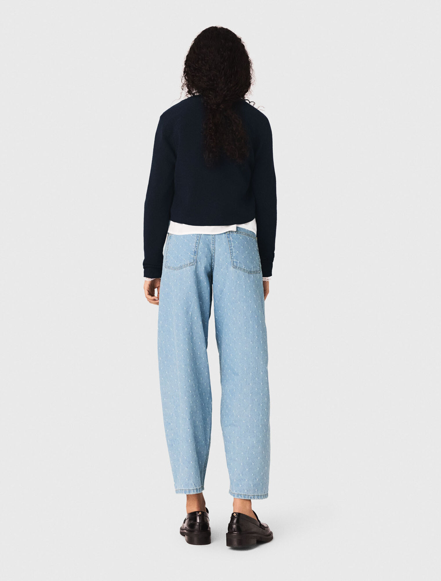 C&aacute;rdigan con botones lazo joya