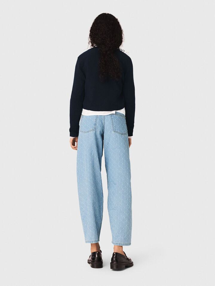 C&aacute;rdigan con botones lazo joya