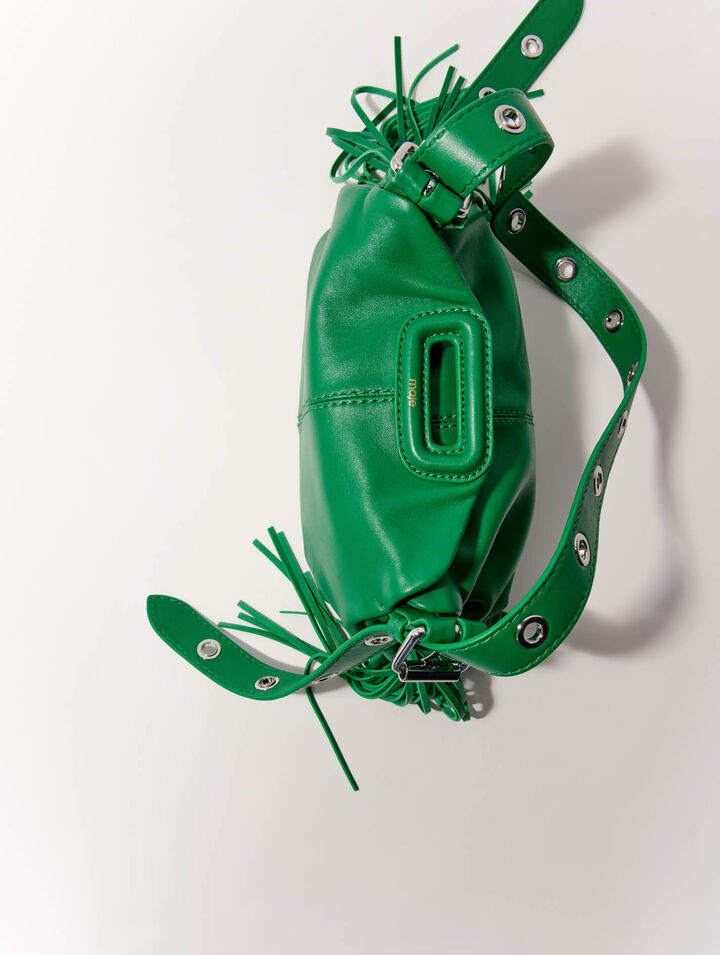 Bolso Miss M mini de cuero liso