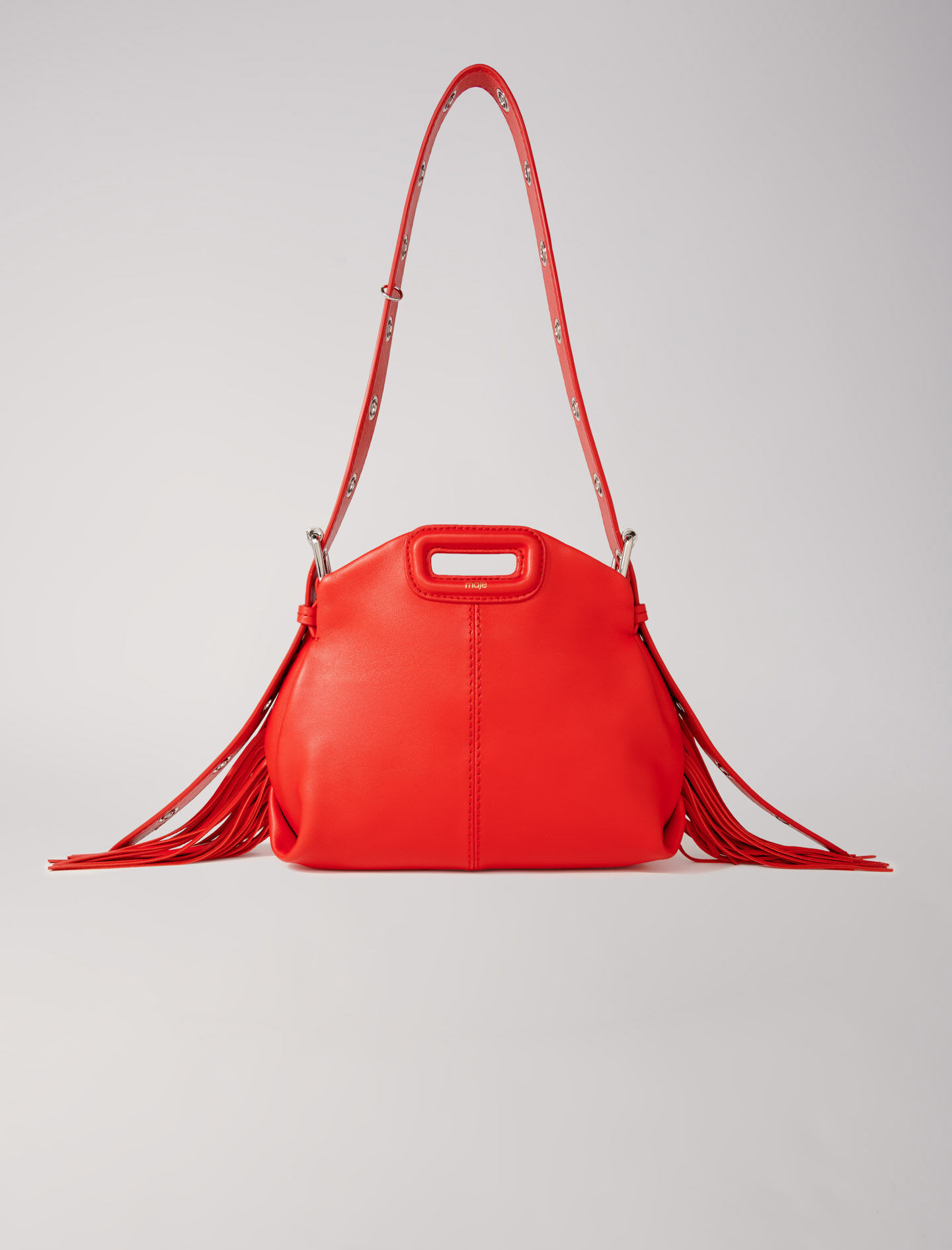 Bolso Miss M mini de cuero liso Miss M Mini Maje