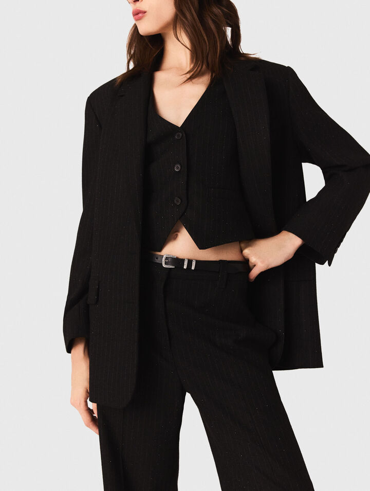 Chaqueta sastre con strass