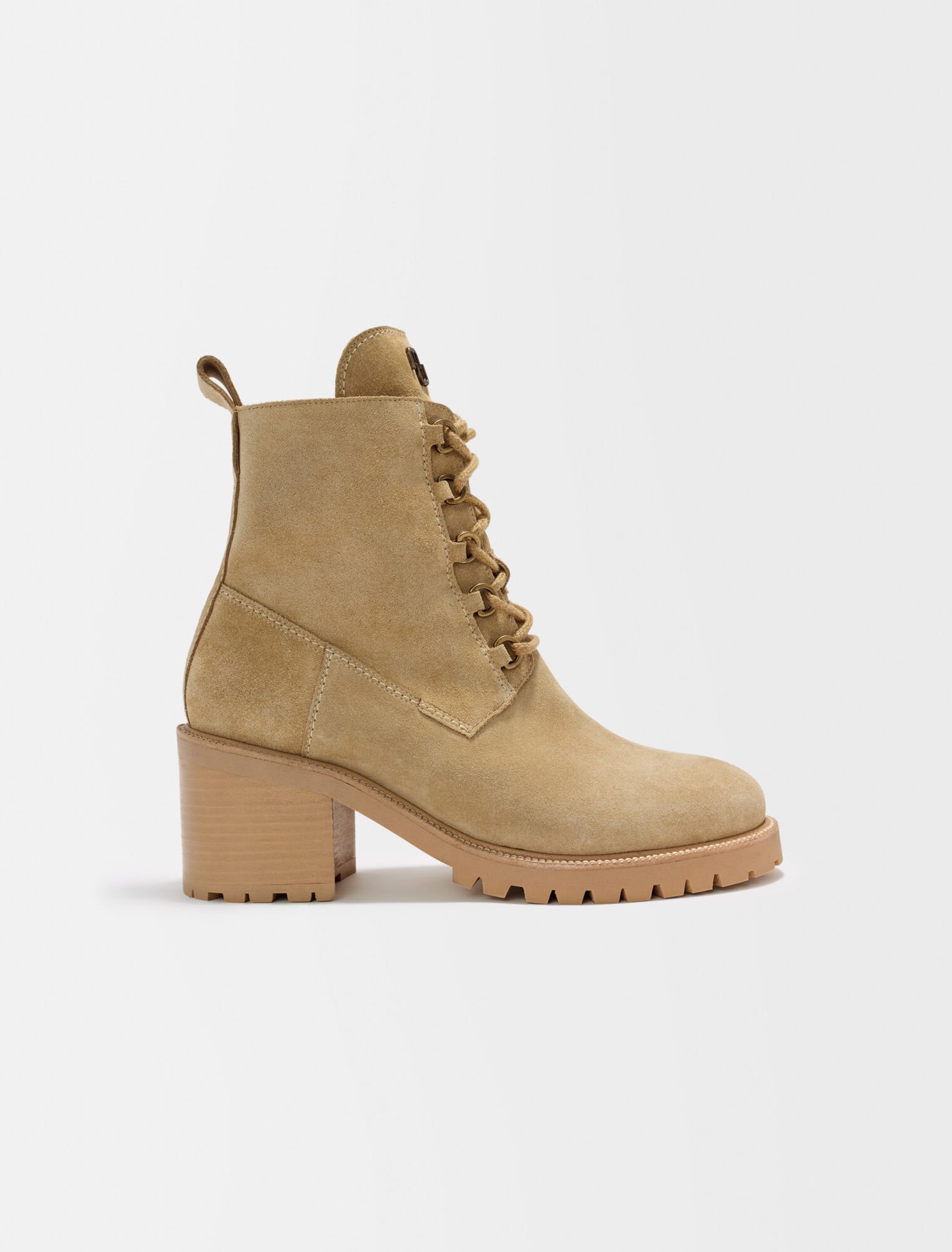 Botines de piel serraje