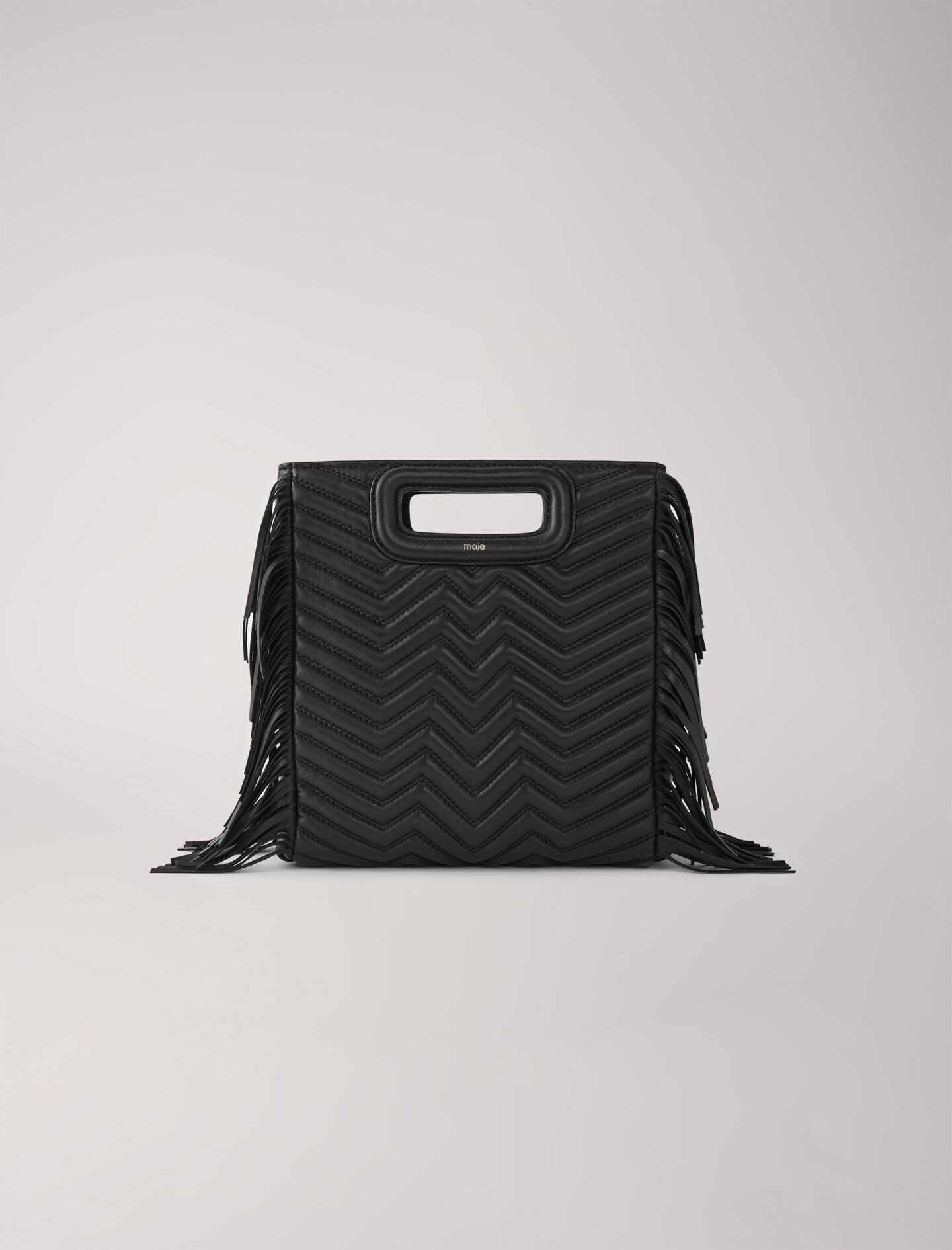 Bolso M Mini de cuero acolchado Bolsos M Maje