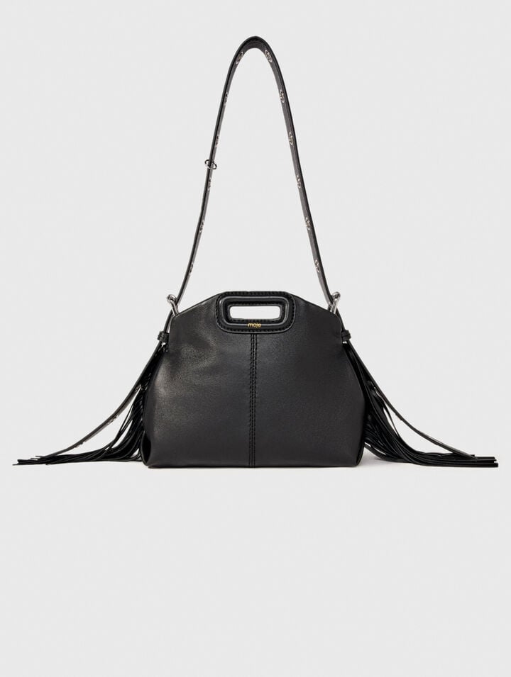 Bolso Miss M mini de cuero liso