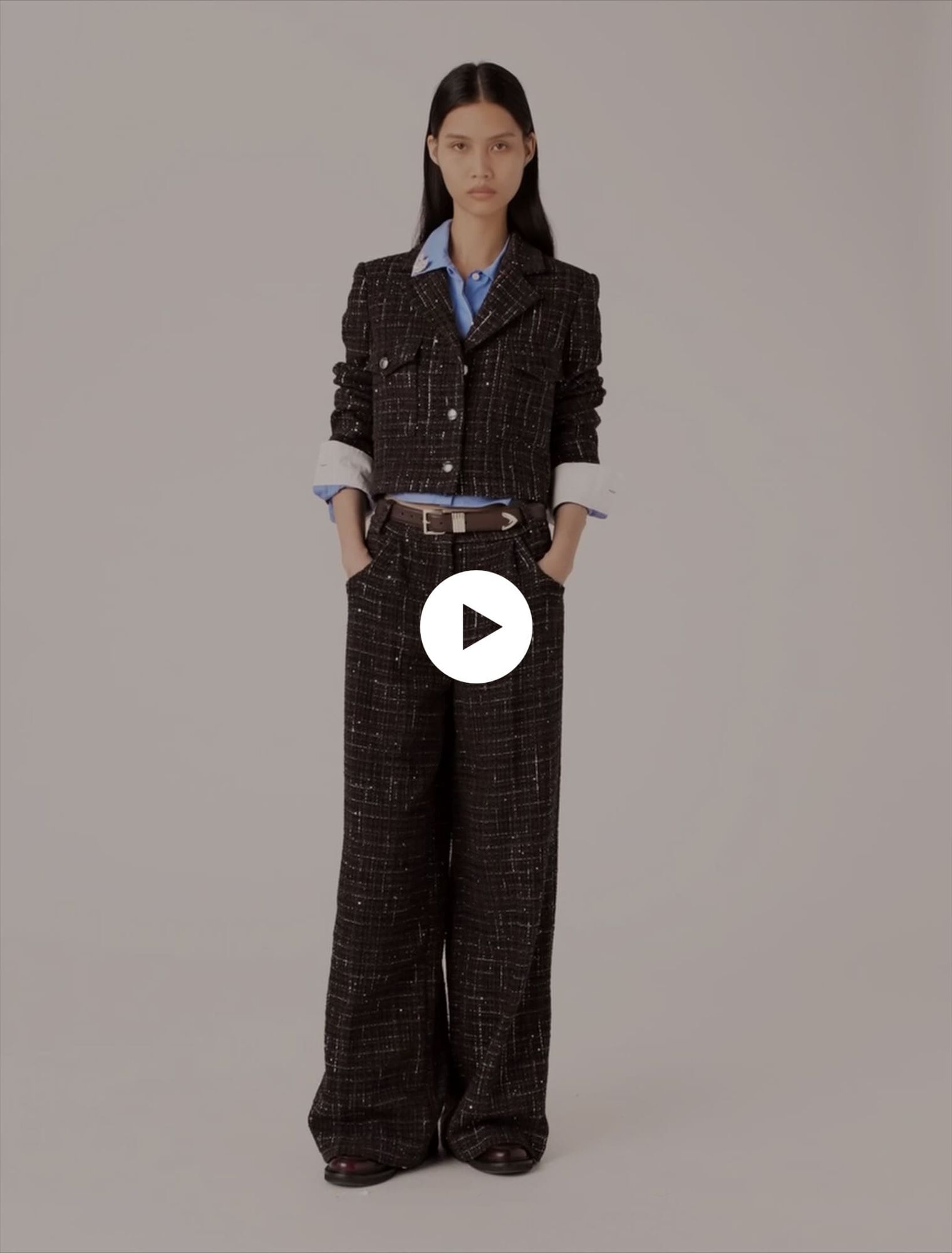 Pantalón de tweed