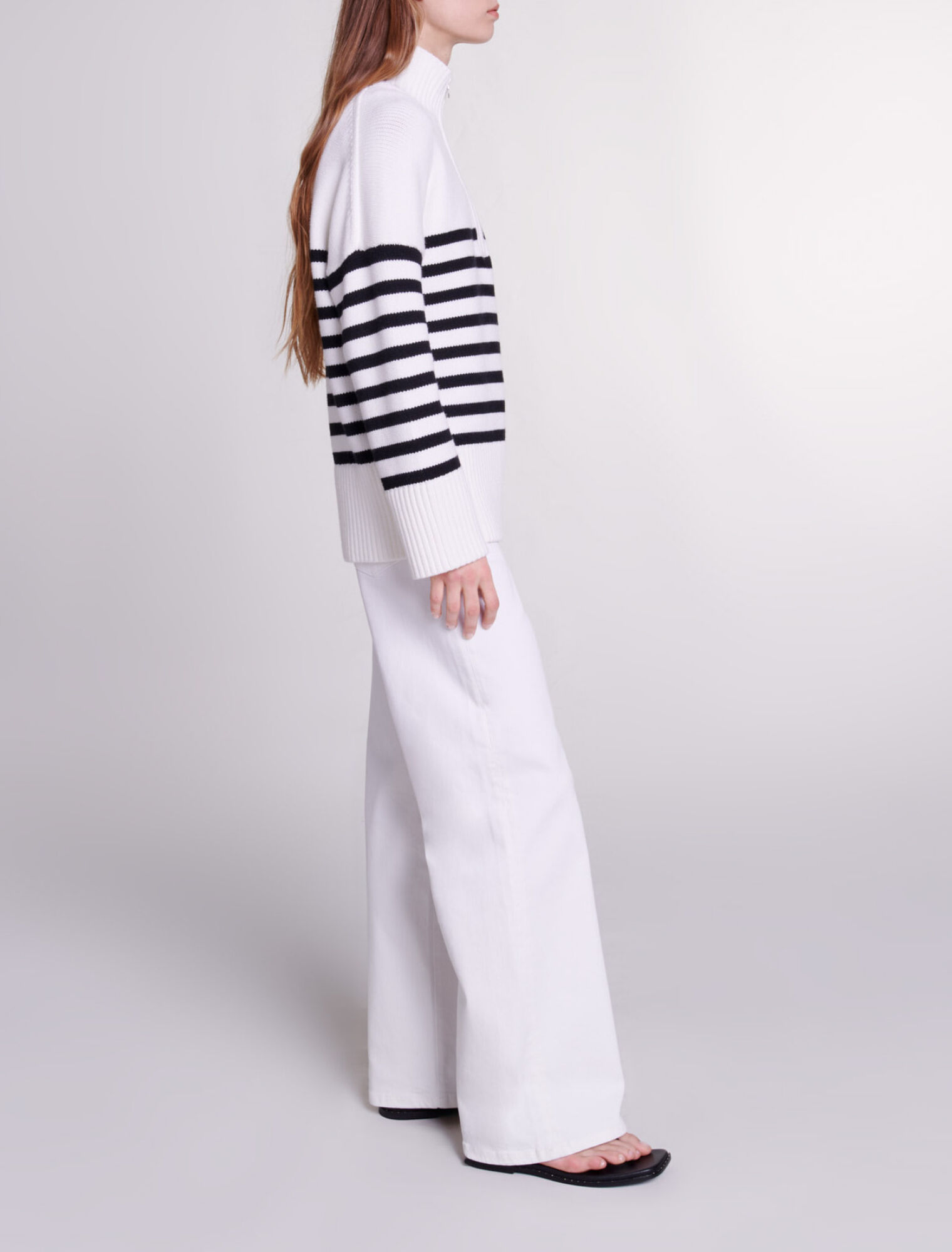 Jersey marinera cuello cremallera