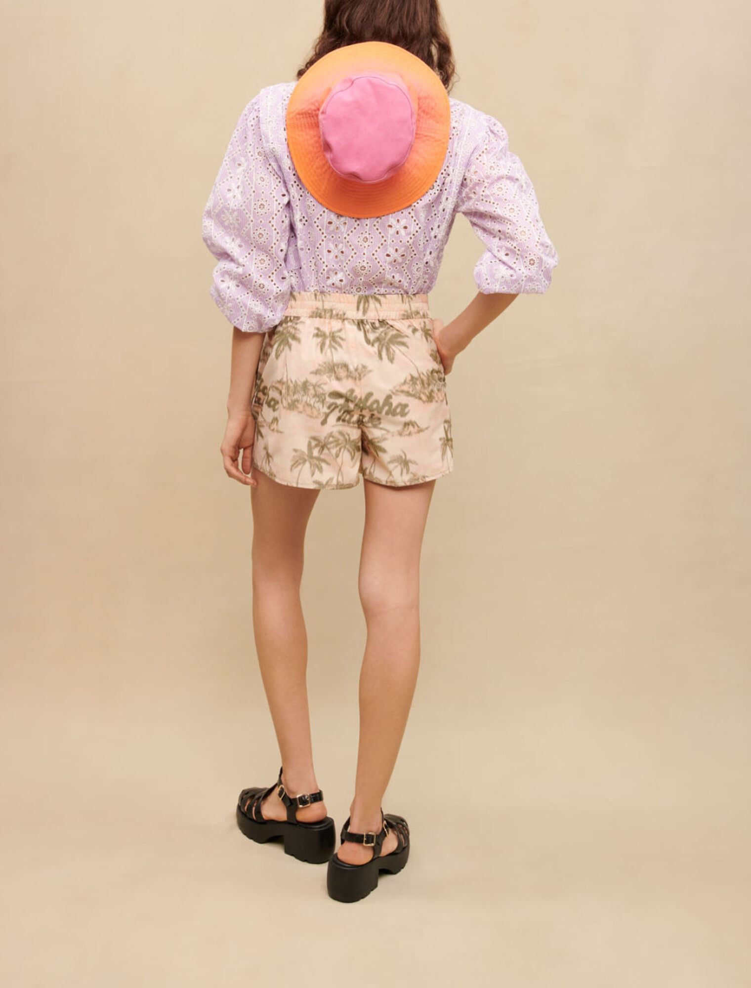 Pantalones cortos con estampado