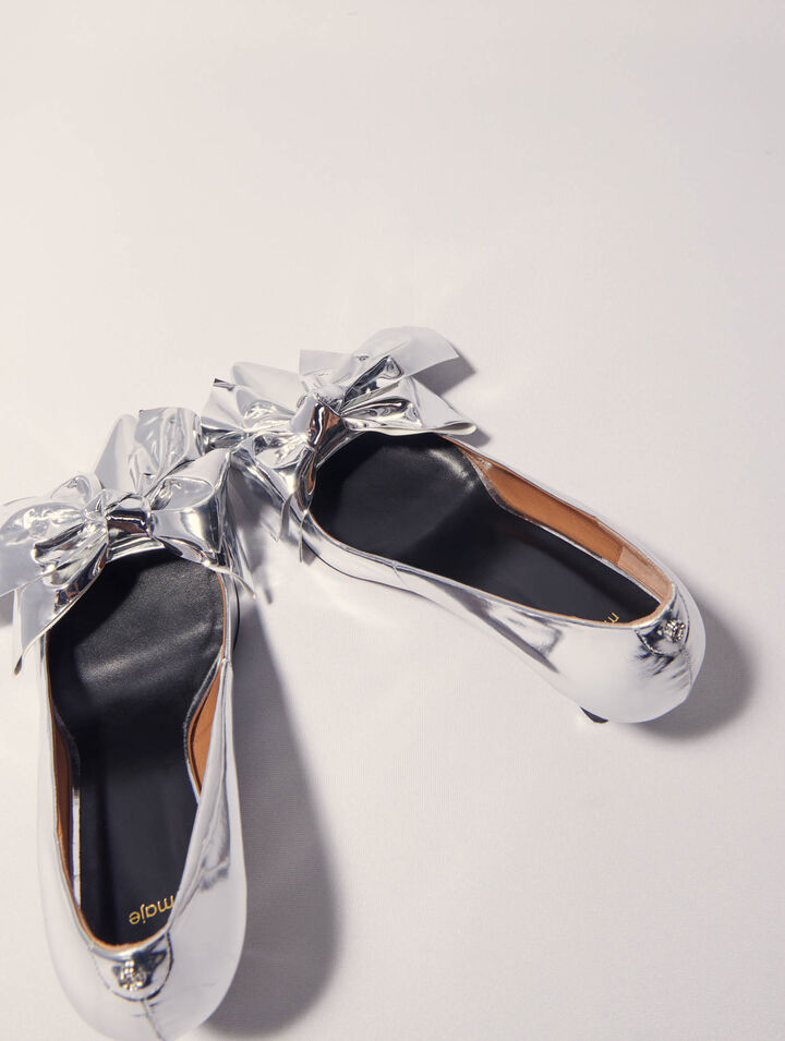 Zapatos de tacón de piel