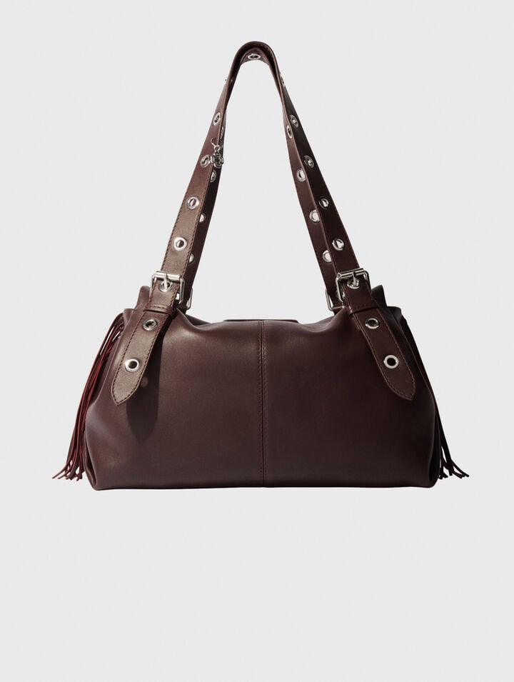 Bolso Miss M XL de cuero liso
