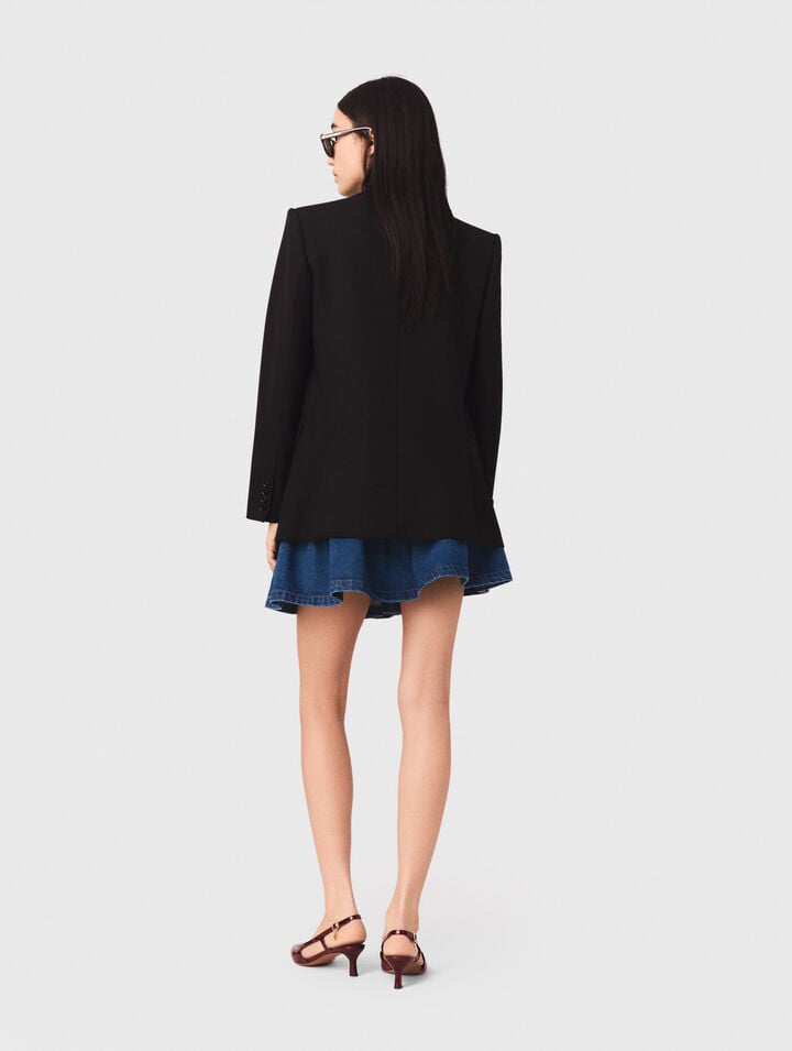 Chaqueta de doble botonadura