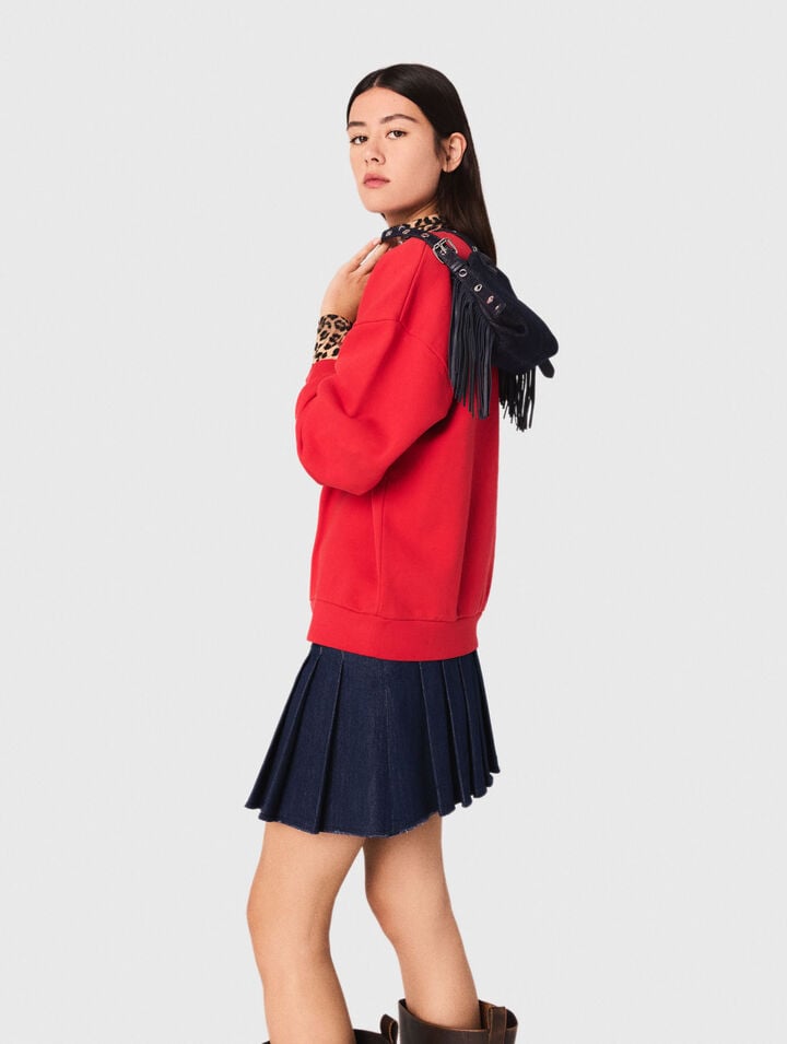 Sudadera con letras PARIS NY