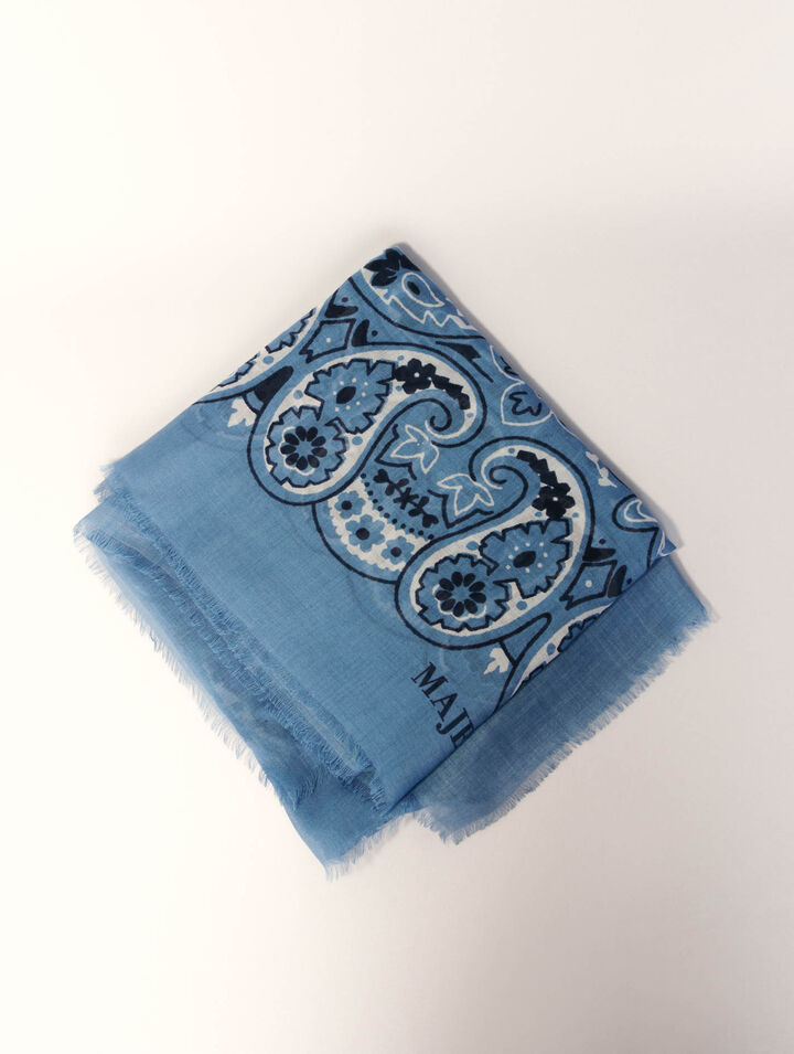 Chal con estampado bandana