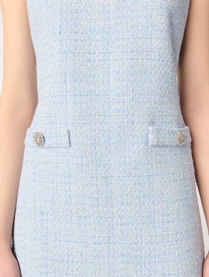 Vestido corto de tweed