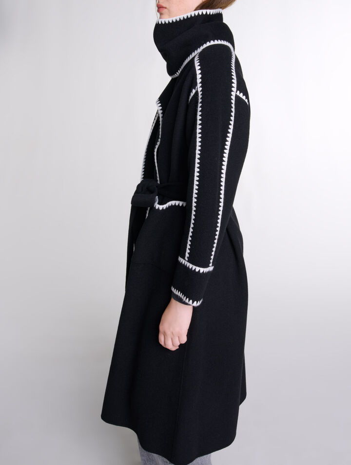Abrigo bicolor reversible