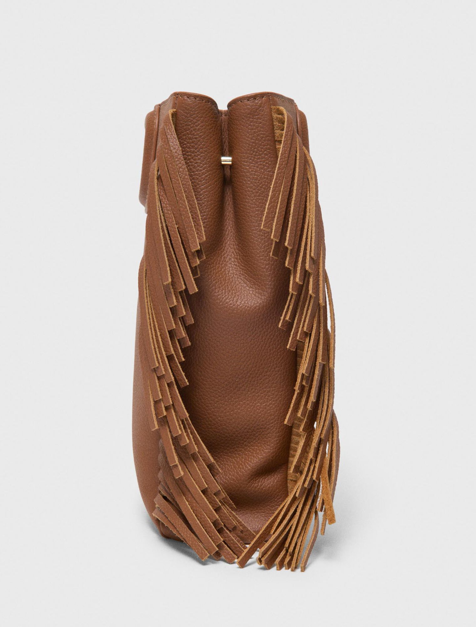 Bolso M de piel granulada