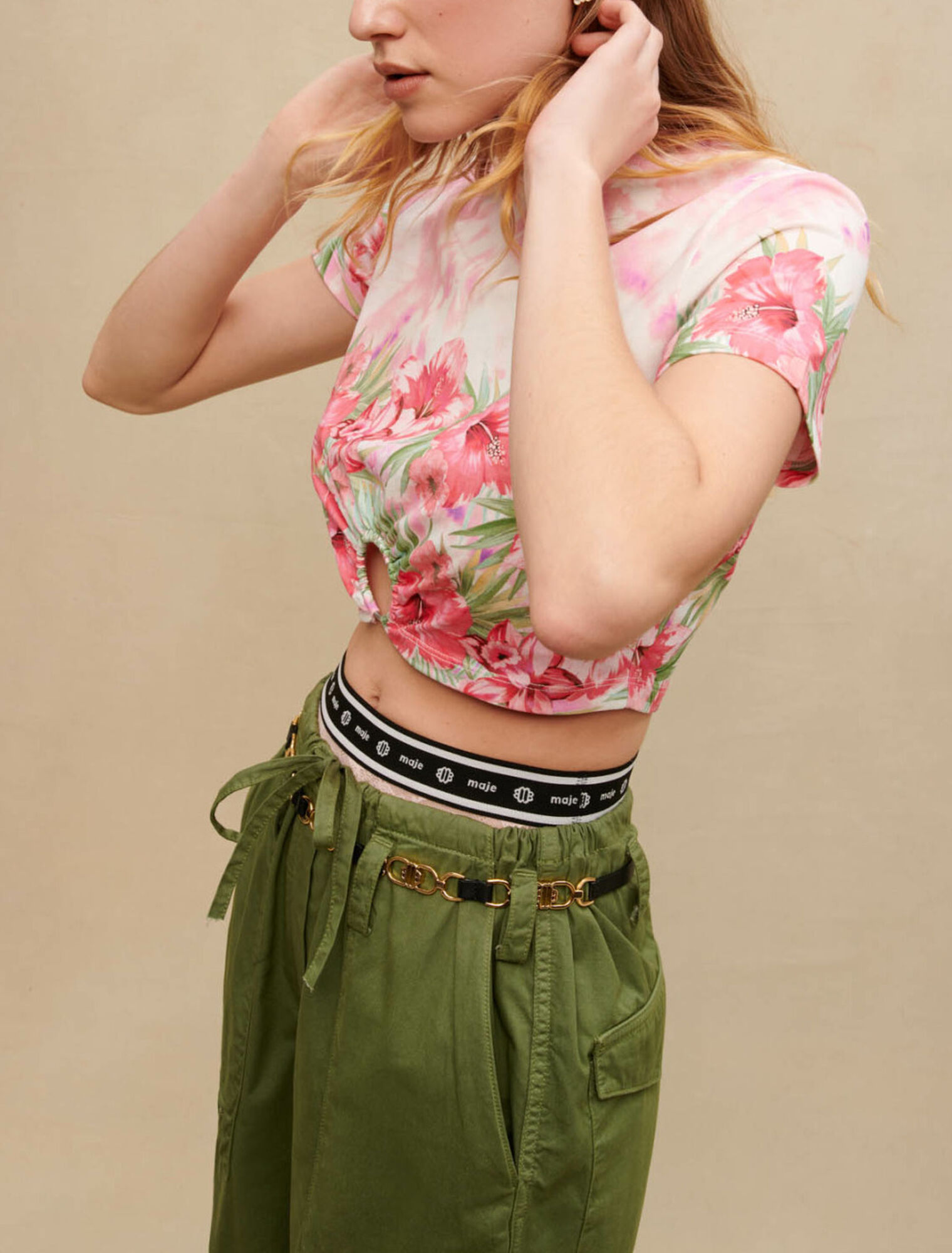 Camiseta floral