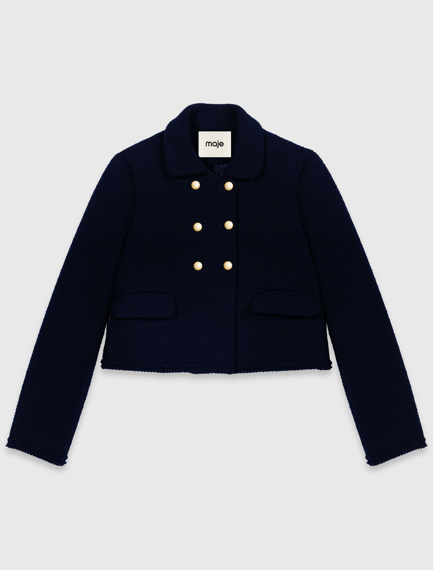 Chaqueta corta de tweed