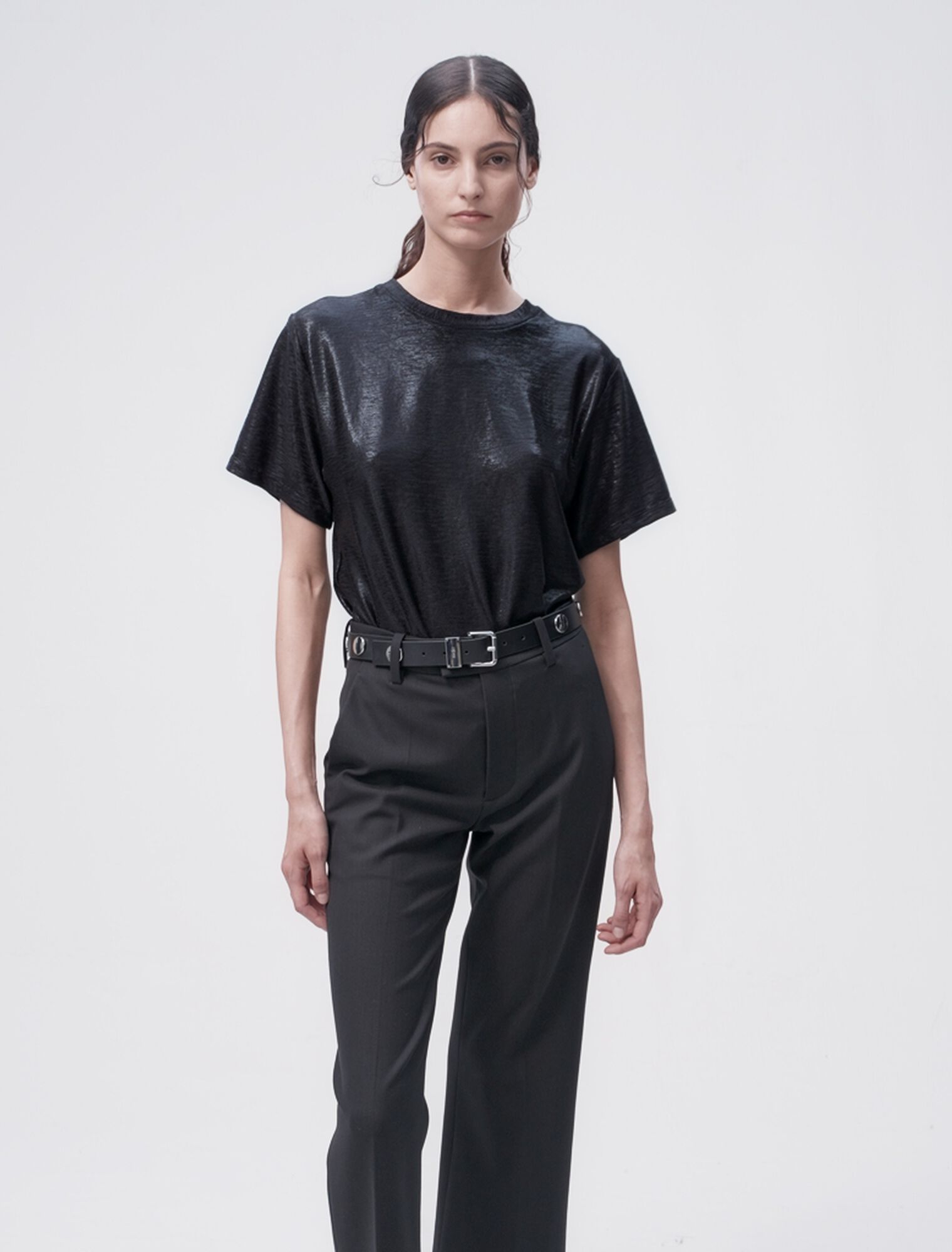 Camiseta de lamé