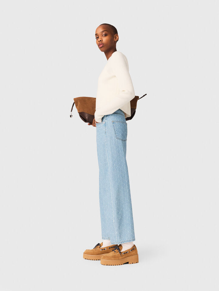 Jersey con botones joya