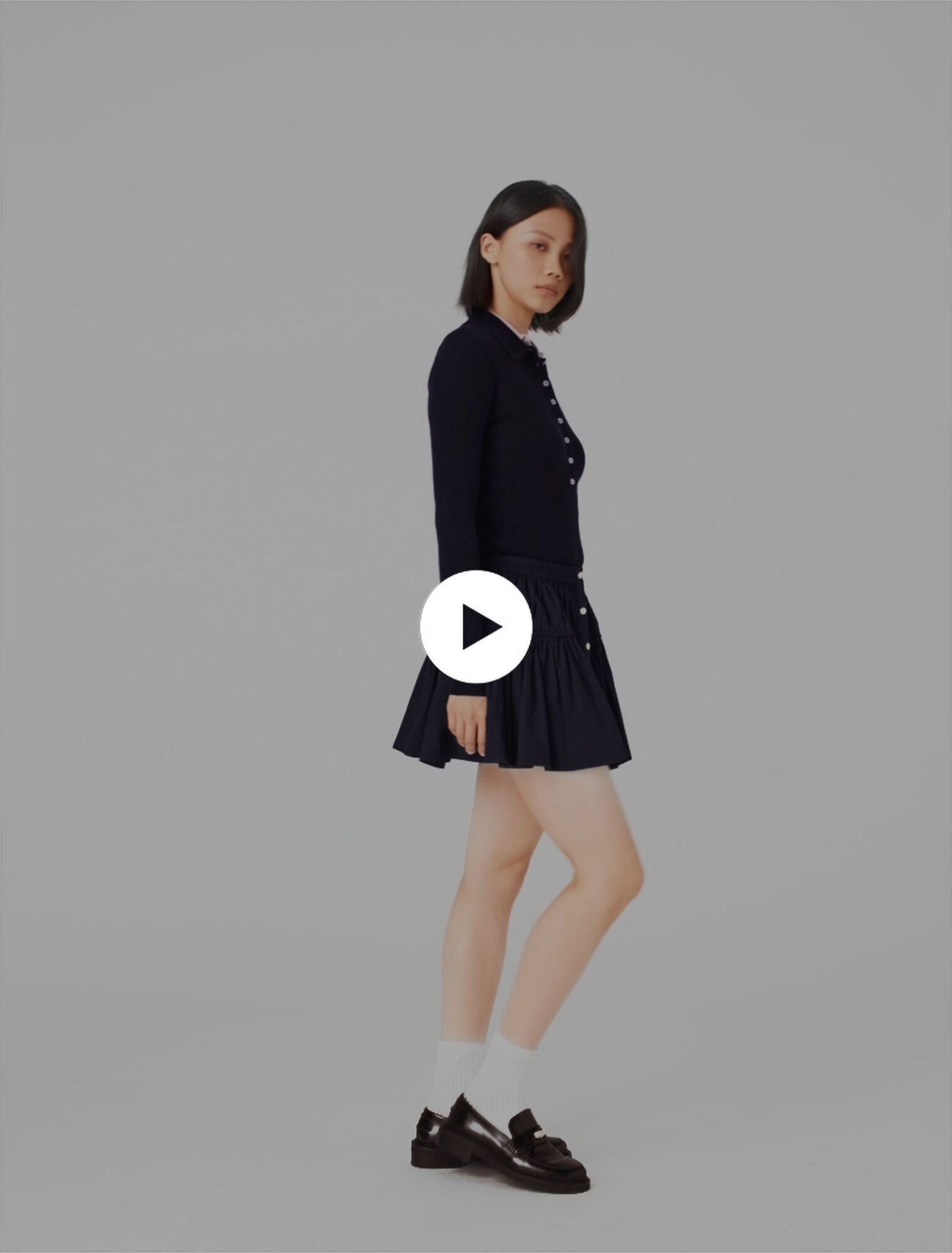 Falda corta con cintura el&aacute;stica