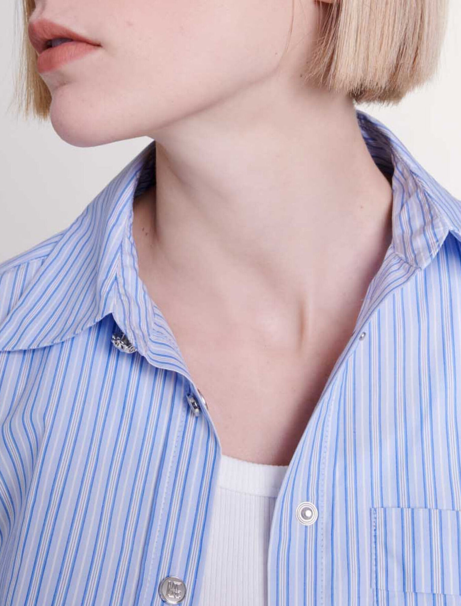 Vestido de camisa corto