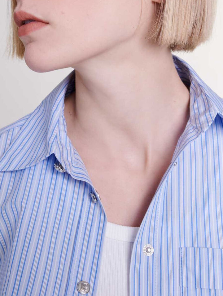 Vestido de camisa corto