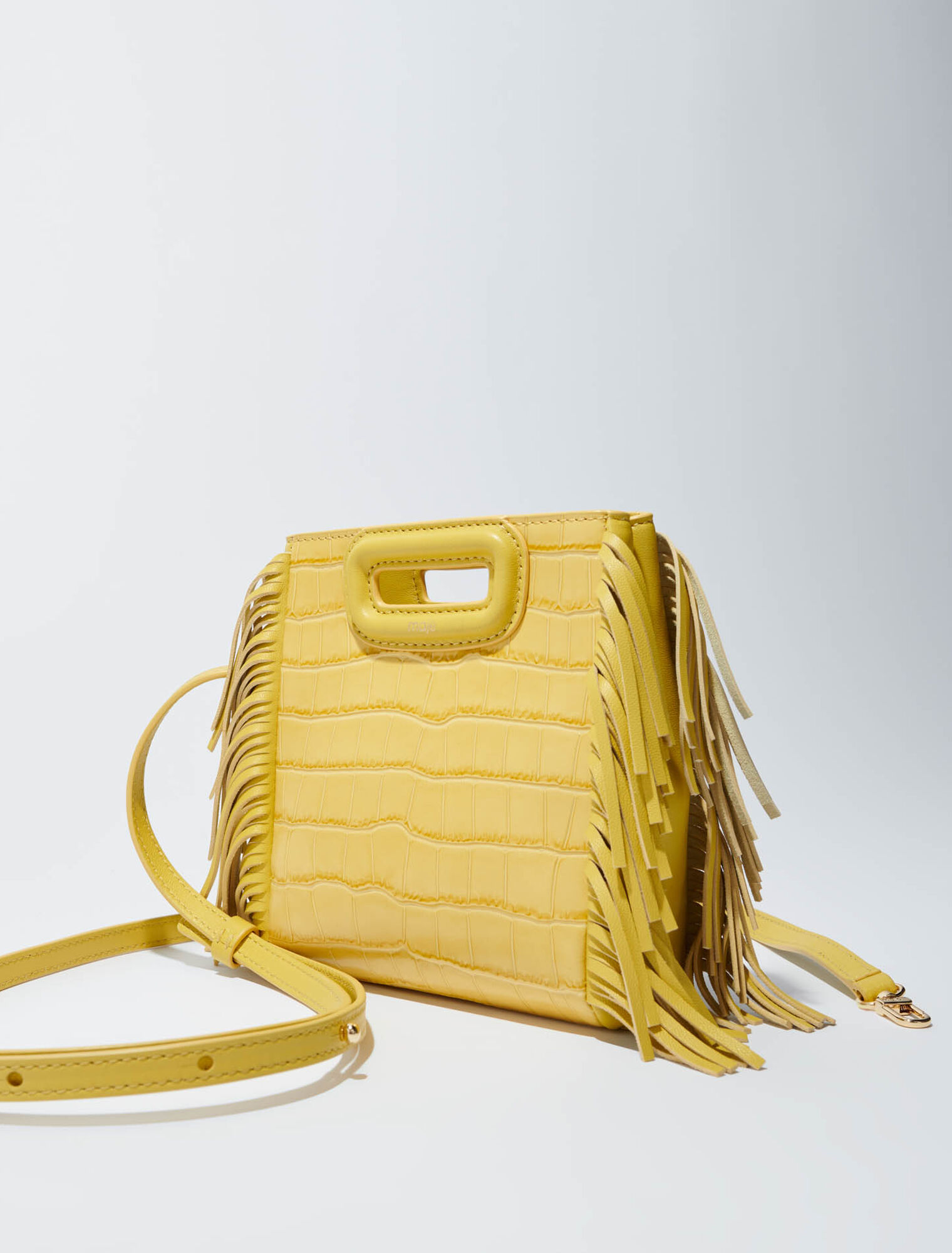 Bolso M Mini de piel de cocodrilo