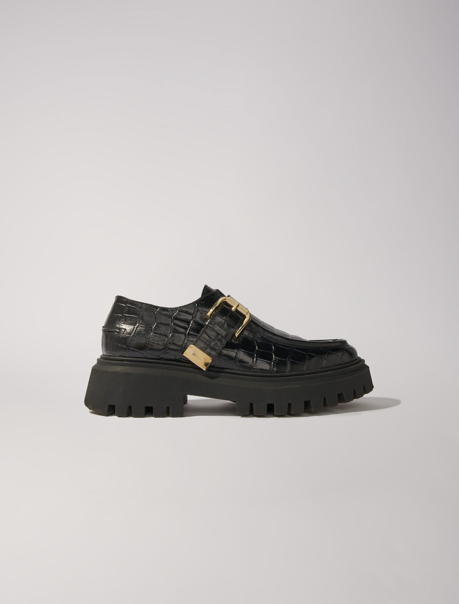 Derby chunky de piel